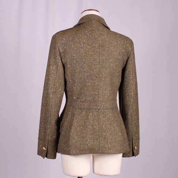 VTG Escada Tweed Safari Blazer, Sz - 38 (US 6) - Picture 5 of 6